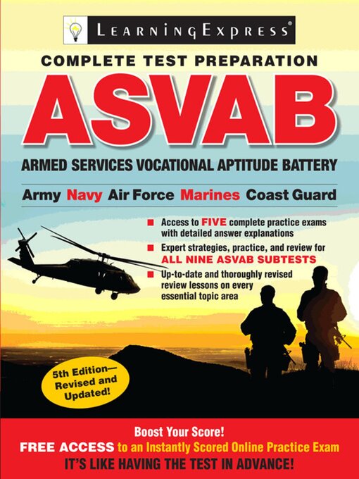 Title details for ASVAB by Learning Express - Wait list